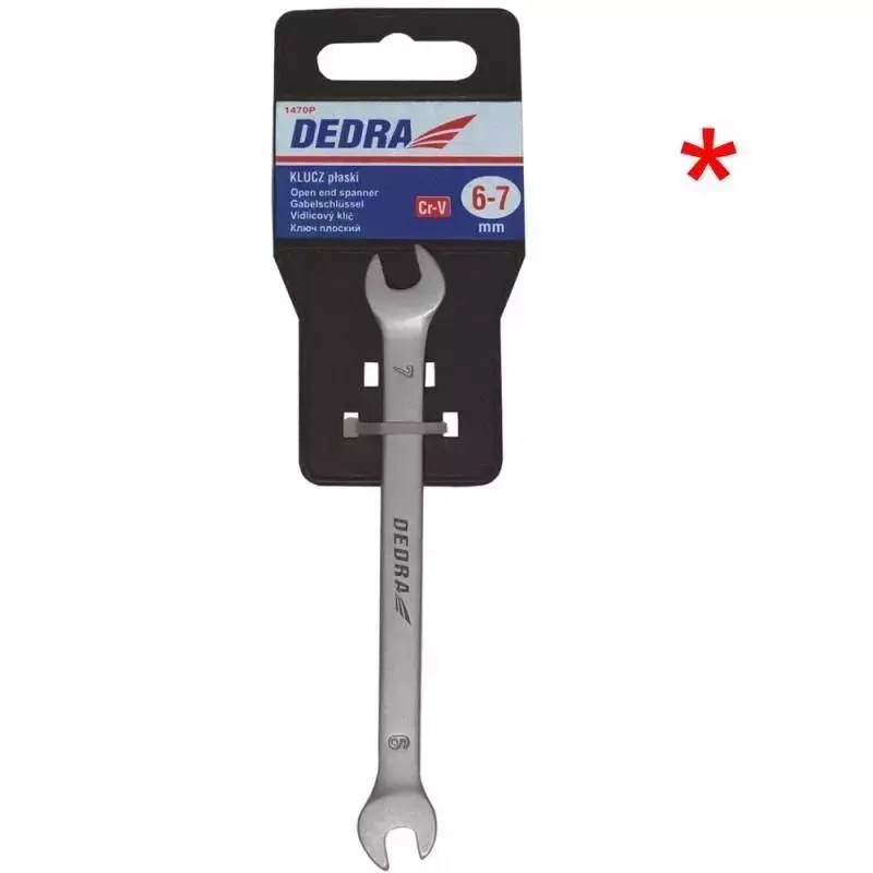 Vidlicový obojstranný kľúč CrV 30 x 32 mm v držiaku