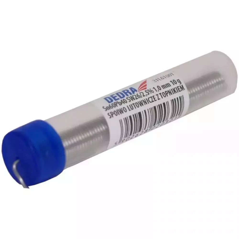 Spájkovací cín s tavidlom 1,00 mm, Ampulka 10g Sn60Pb40 SW2