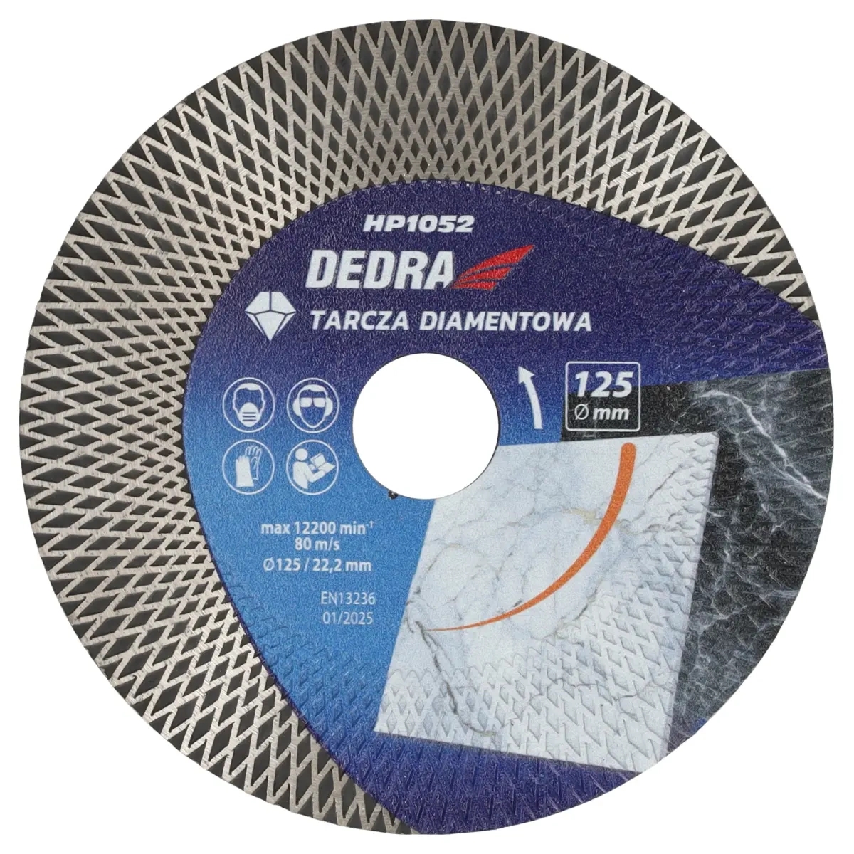 Diamantový kotúč 125mm kosoštvorce