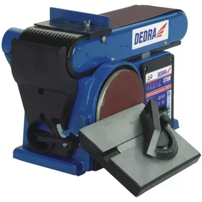 Brúska tanierová a pásová na drevo 370W, priemer kot.152mm, pás 110x914mm