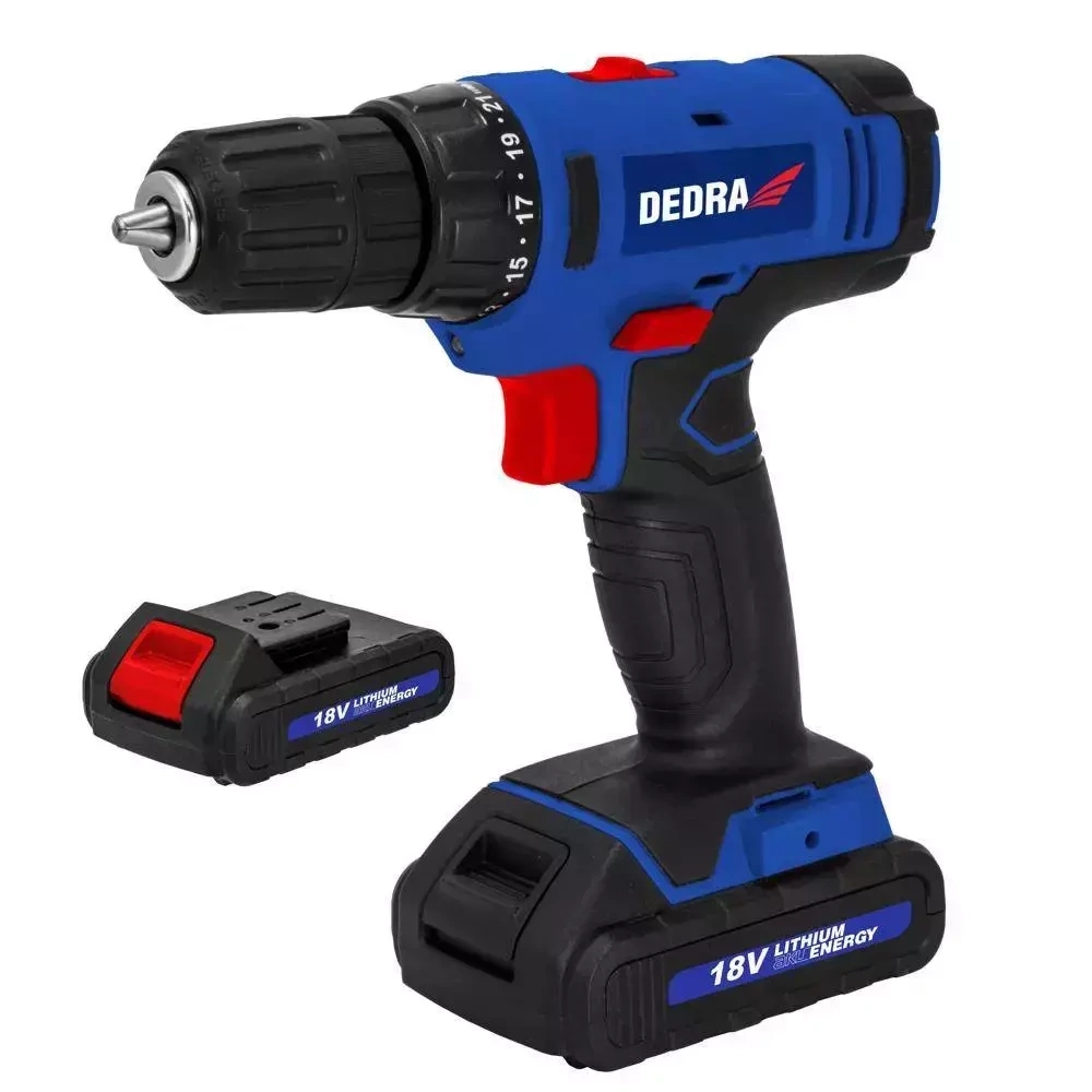 Akumulátorový skrutkovač 18V, 2x1,5Ah, 1h, 0-400/0-1350rpm