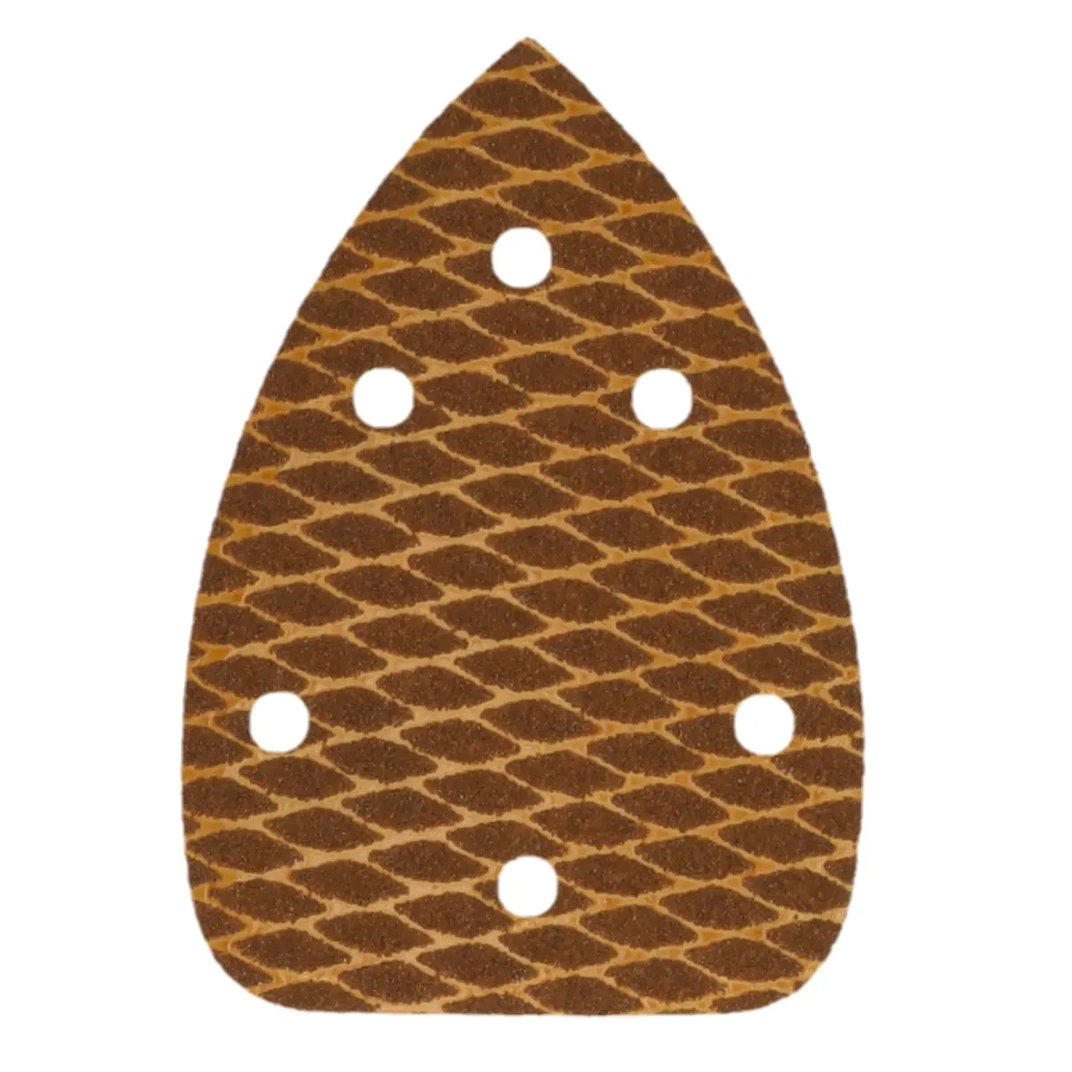 Delta brúsny papier Anti-clogg 140x140x80mm, #80, suchý zips, sada 5ks