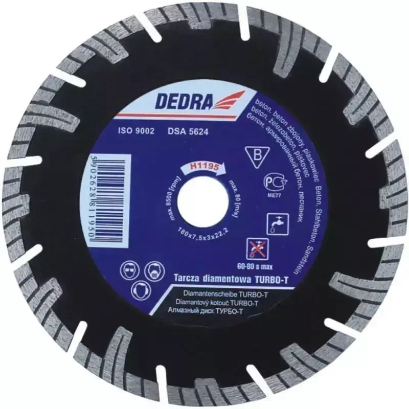 Turbo-T Diamantový rezný kotúč 150mm/22,2