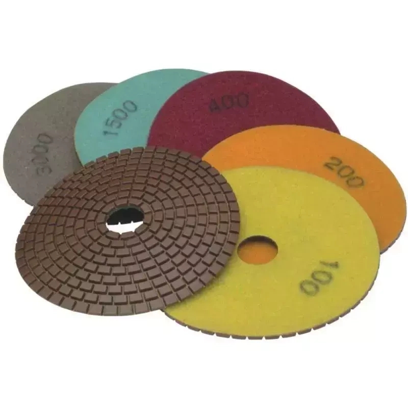 Kotúč leštiaci diamantový flexibilný gr.0400, priemer 125mm