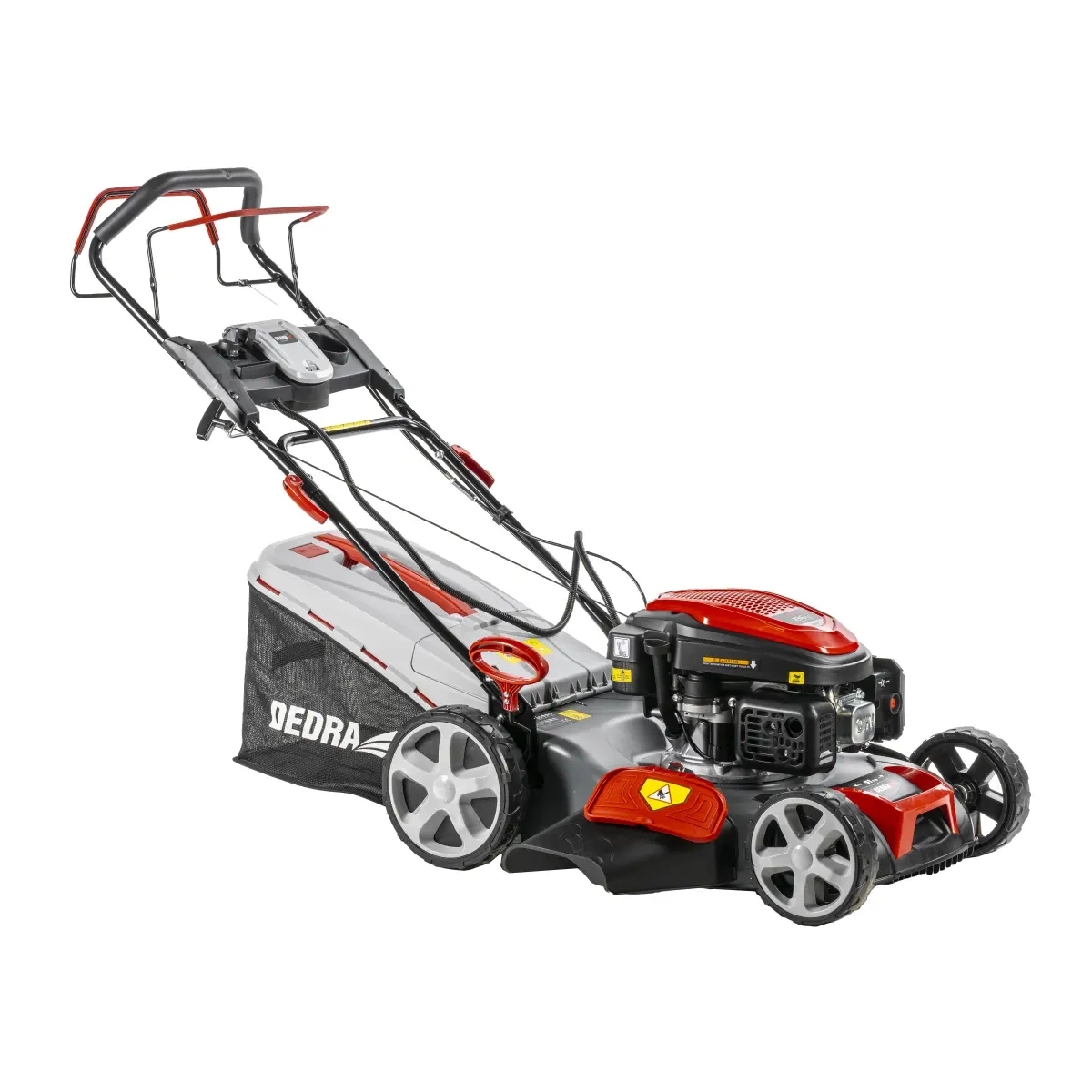 Benzínová kosačka s elektrickým pohonom